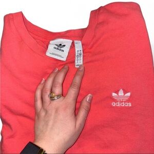 Adidas Bright Coral Oversized Tee
